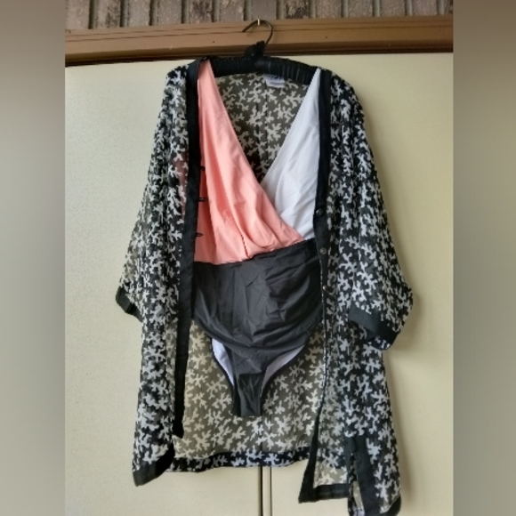 Designer Flattering Cupshe one piece bathing suit women's large Euro Summer - Picture 2 of 13